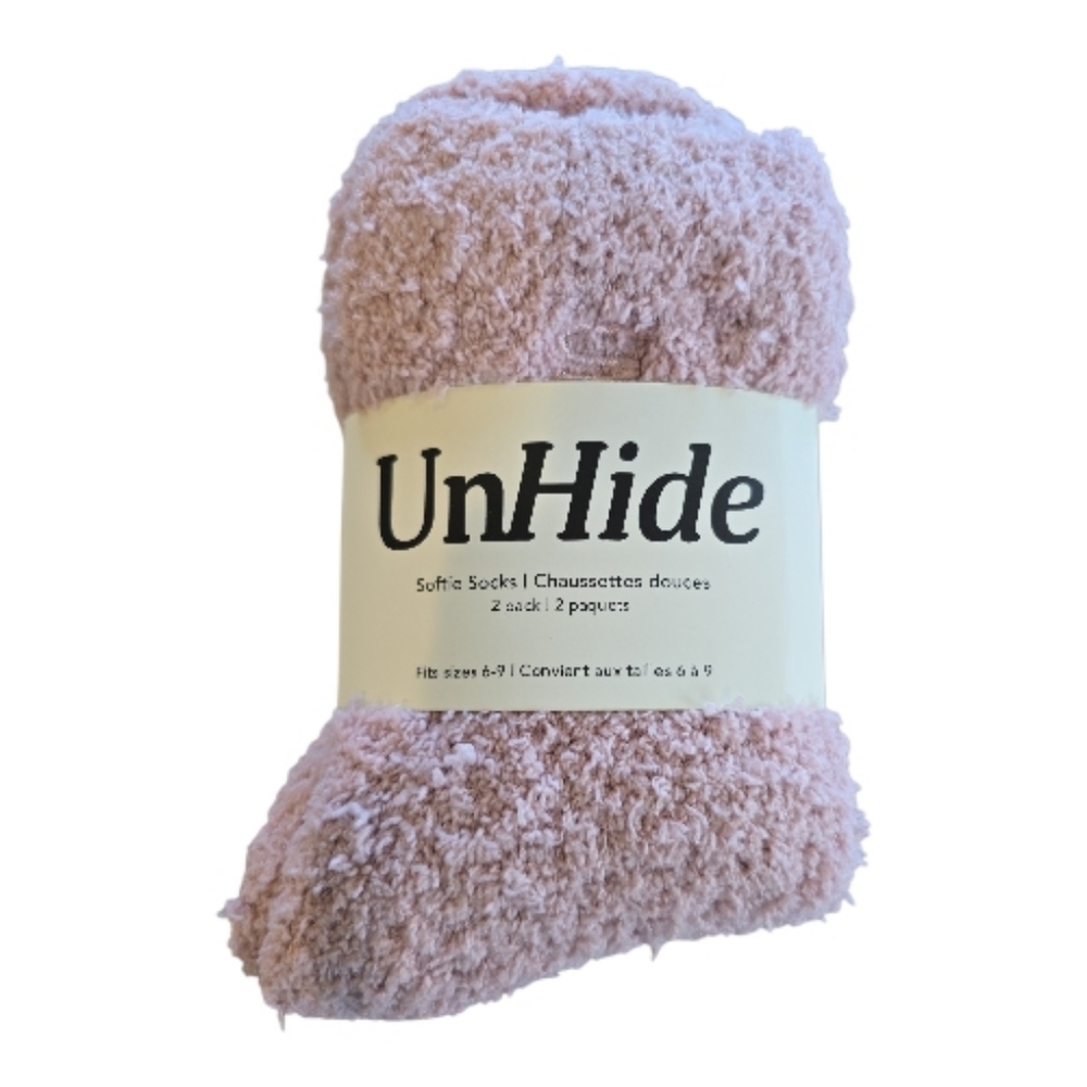 Unhide Softie Sock Bundle Set of 2 Pair NWT Fits Size 5-9